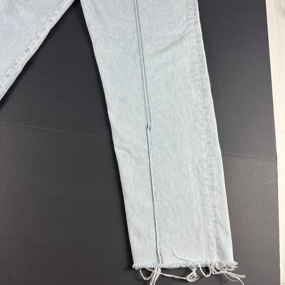 Levi's Made Crafted Jean Women 30x28* Column Pleated High Rise Blue Denim Tag 29 - Picture 5 of 16